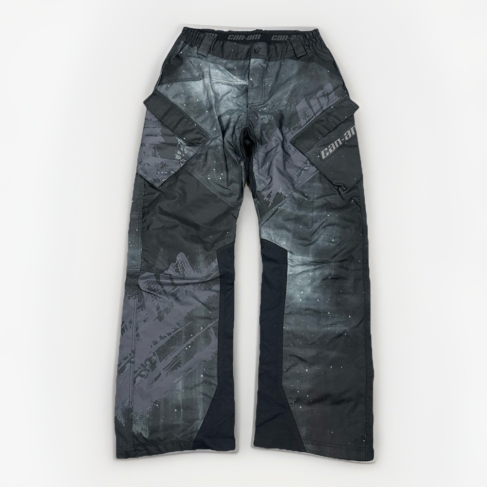 Can-Am BRP X-Team Cross Waterproof Riding Pants Men's Size 36 Black Galaxy